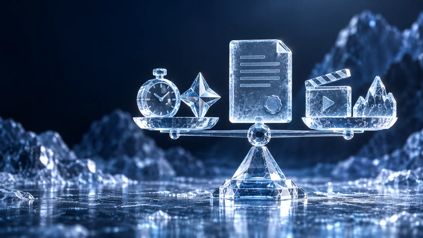 Transparent balance weighing the components of a casino streamer sponsorship agreement