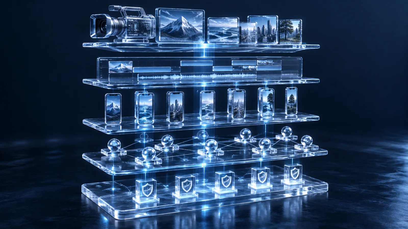 Transparent ice-glass budget model separating crypto clipping production, distribution and verification costs