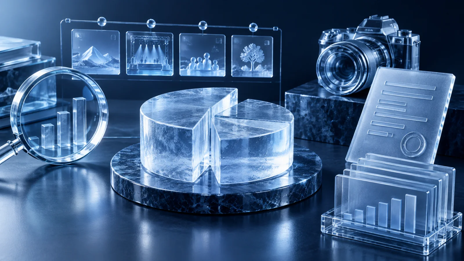 Ice-blue prediction market creator budget combining expertise, event timing, production and rights components